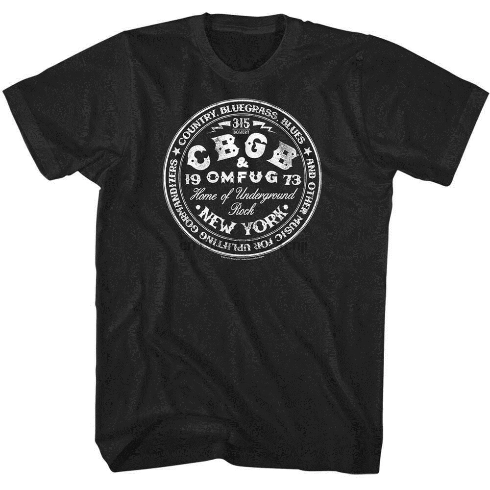CBGB OMFUG 315 Bowery NYC Мужская футболка с логотипом подземный панк Рок музыка Merch |