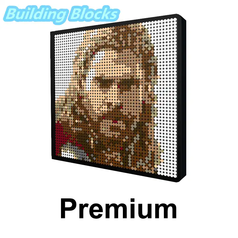 人気映画のキャラクターシリーズモデルピクセルモザイクアートの絵のビルディングブロックのおもちゃ壁の装飾子供のためのクリスマスレンガギフト Blocks Aliexpress