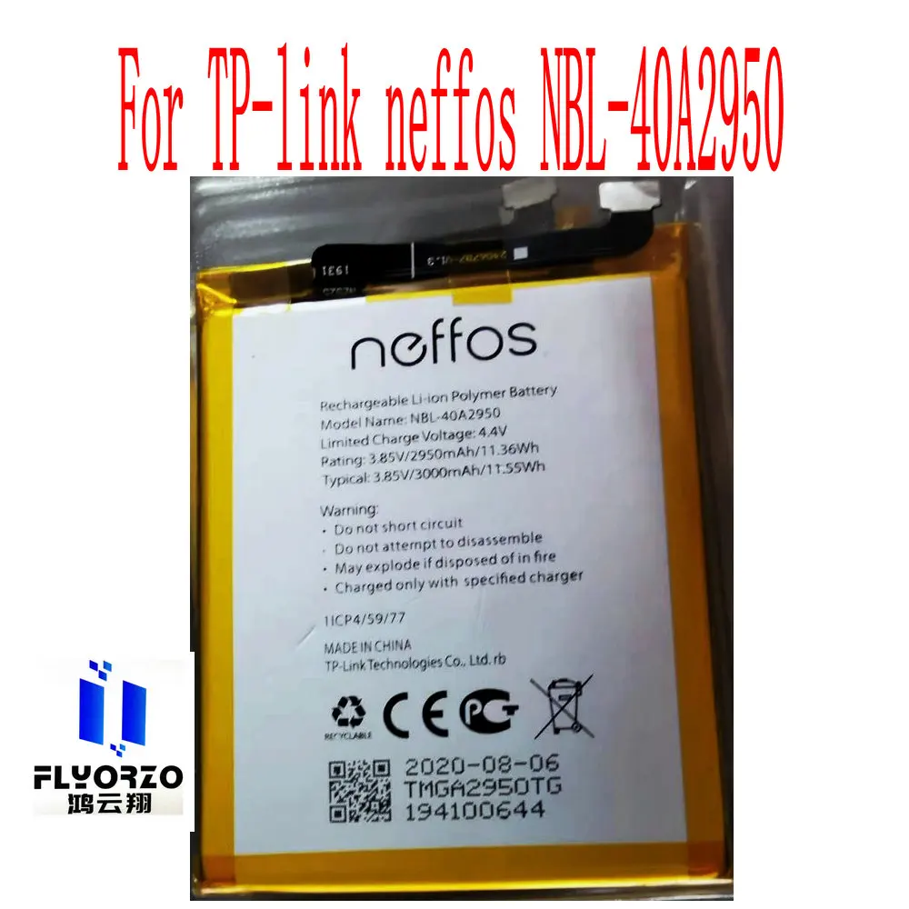 

Brand new original 3000mAh NBL-40A2950 Battery For TP-link Neffos NBL-40A2950 Mobile Phone