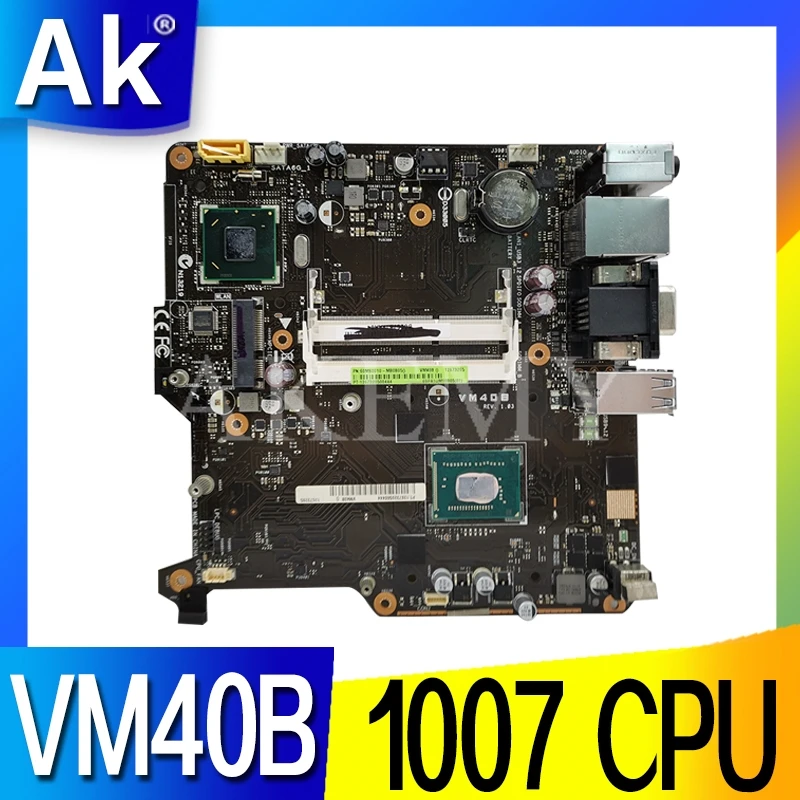 VM40B материнская плата для ASUS VivoPC VM40B материнская плата для ноутбука VM40B USB3/SATA3 17*17 ITX материнская плата W/1007u-CPU