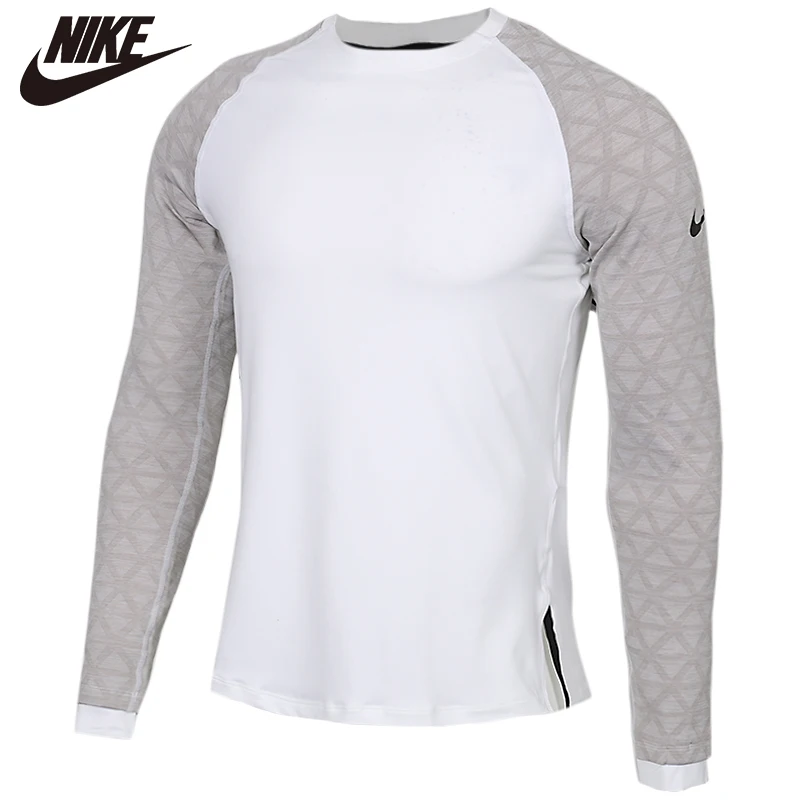 Оригинальная продукция Nike AS M NP TOP LS utile THRMA, хлопковые мягкие футболки с длинными рукавами, удобная одежда, ограниченная распродажа - Цвет: 929704-100