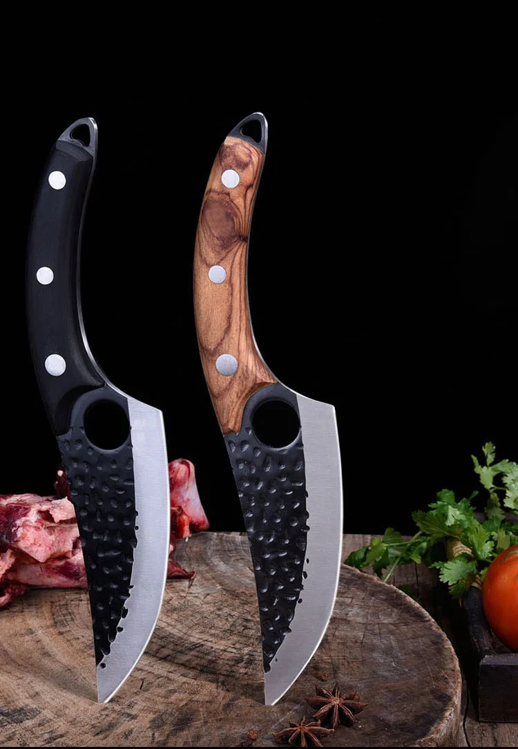 Knives Hand Forged Boning Knife Japanese Butcher Meat Cleaver Japan Kitchen Knife