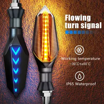 

Universal Motorcycle Turn Signal Lights 12 LED Blinker stop signal Front Rear Lights waterproof for Honda Kawasaki suzuki Yamaha