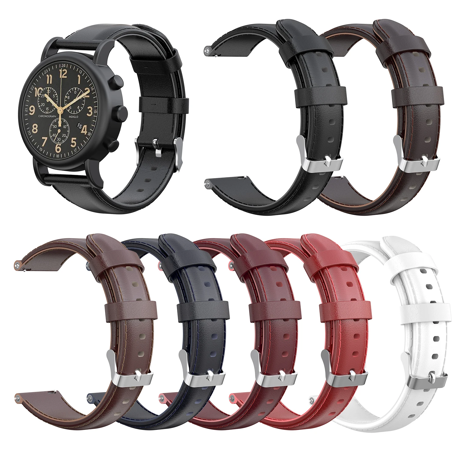 

Unisex for Timex Watchband for Timex Weekender/Expedition Universal Oil Wax Leather Strap Smart Watch Accessories Replacement