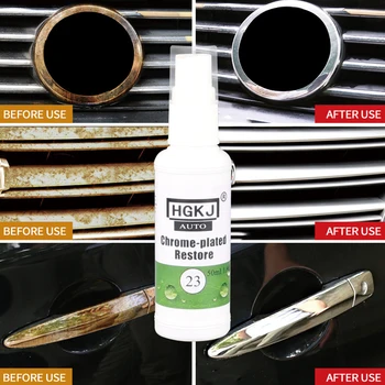 

Chrome Part Scratch Repair Deoxidation Car Interior Refurbishment Agent Rust Removal Paint Care Plastic Maintenance Accessories