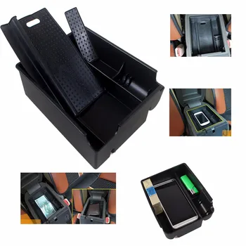

Car Central Console Tray Armrest Box Storage Box Container Tray Holder Pallet Organizer Accessories for HYUNDAI IX 35 TUCSON