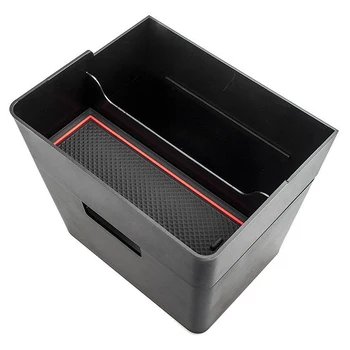 

Car Center Console Trash and Storage Bin Fit for Tesla Model 3 Black
