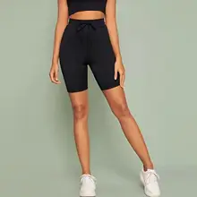 Женские Бесшовные Спортивные шорты черные шорты для фитнеса тонкие шорты для йоги эластичные короткие леггинсы для спортзала черные H1