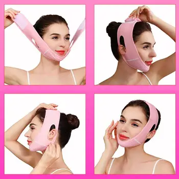 

Face Slimming Strap Reduce Double Chin Lift V Face Mask Bandage Cellulite Mask Lift Oval Stickers Strap Belt Face Anti For H3K6