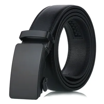 

New Brand Buckle Free Mens Belts Luxury Leather Belts for Men Automatic Buckle Belts For Jeans pants Leather belt male