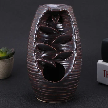 

Antique Backflow Incense Burner Waterfall Incense Holder Home Decor Aromatherapy Ornament Buddhist Supplies