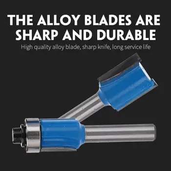 

Shank Router Bit Woodworking Cutter Woodworking Rotary Tool Portable Durable Practical 15 Pcs/Set 1/4“ Drill Bits Power Tools