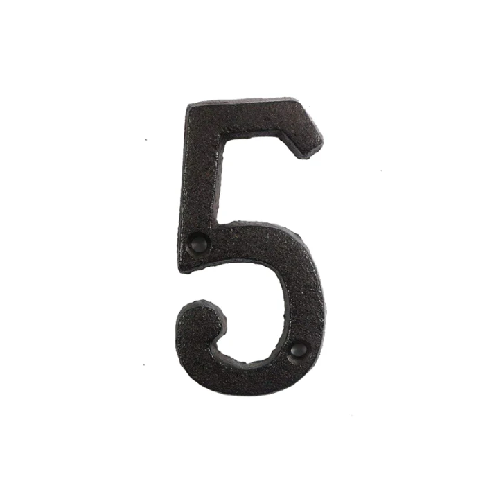 Металлические буквы цифры чугунный декоративный знак на дом дверная пластина DIY кафе стена-30
