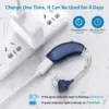 2025 Best Mini Rechargeable Bluetooth BTE Hearing Aids Adjustable Tone Sound Amplifier Portable Deaf Elderly digital Hearing Aid 5
