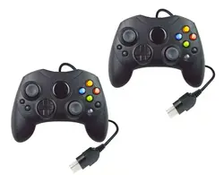 Black Controller For Original Xbox Wired Gamepad Fit Official Console NEW 2 PACK