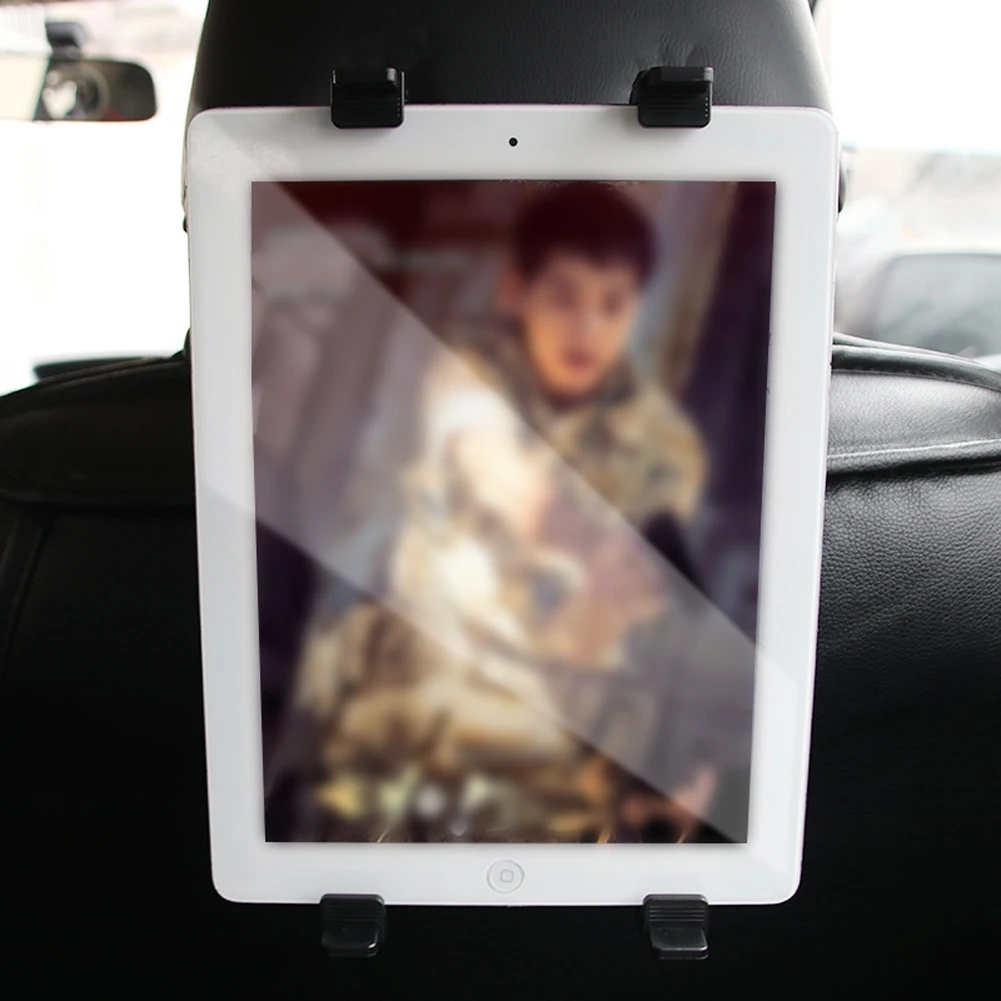 Car 360 Rotation Car Back Seat Tablet Stand Headrest Mount Holder for 7-10 Inch Tablet GPS IPad Sumsung Tab Black