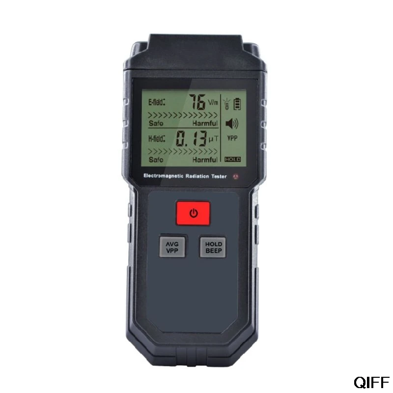 

Electromagnetic Radiation Tester Handheld Counter Electronic Field Digital Dosimeter LCD Detector Measurement Aug. 12
