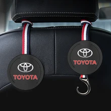 Автомобильный крючок, Автомобильный подголовник, крючок держатель для сумок для Toyota camry chr corolla rav4 yaris prius, аксессуары для стайлинга автомобилей
