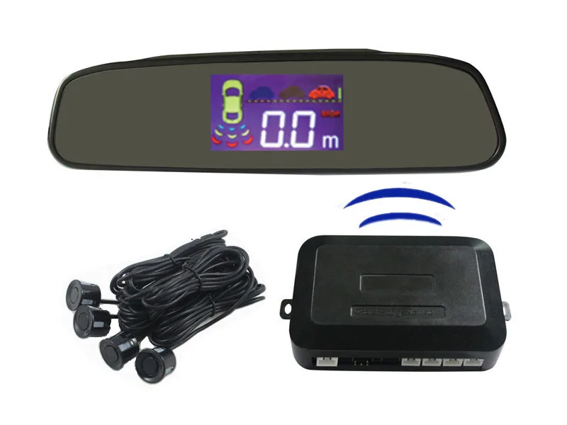 

Rear View Mirror LCD Liquid Crystal Wireless Reversing Radar