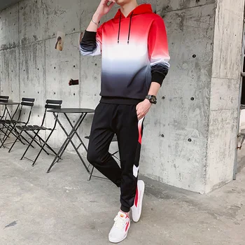 

Fashion Winter Tracksuit Jacket Mens Set Tracksuit Sweat Suits Men Outfit Joggers Suit Sets New Sportwear Hommes Coat JJ60NT