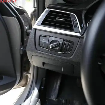 

BJMYCYY for BMW 1 Series 2012-16 3/4 Series 2013-19 X5/X6 2014-18 Automobile headlamp switch carbon fiber decorative strip
