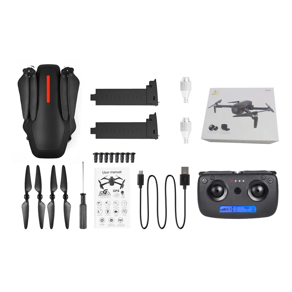 

X193 GPS 5G WIFI FPV RC Drone With Selfie 4K 1080P Ultra HD Camera RC Helicopter Aircraft RTF VS SG906 CSJ-X7 with 2/3 Battery