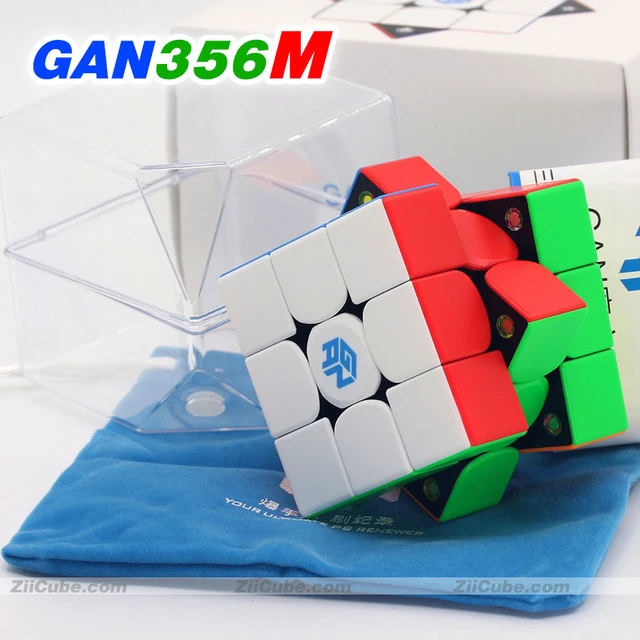 GAN 356M-High Cube de Vitesse Magnétique 3x3, Speed Cube Magique