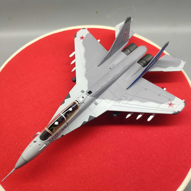 Details about   1pc 1:100 MIG-35 Fulcrum Fighter Aircraft Model Aircraft with Stand Decor