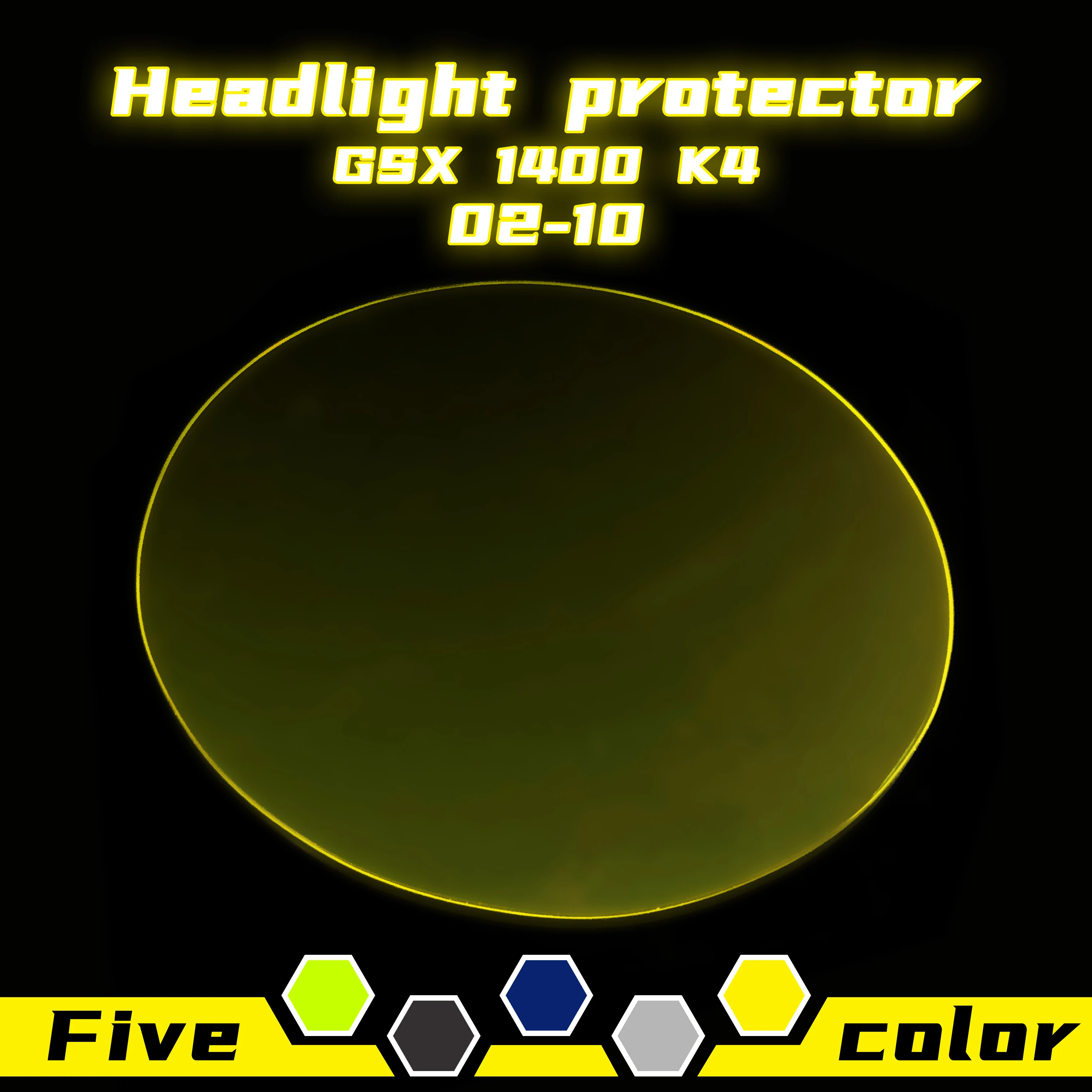 Защитная крышка для передних фар мотоциклов высокого качества из АБС SUZUKI GSX 1400 K4