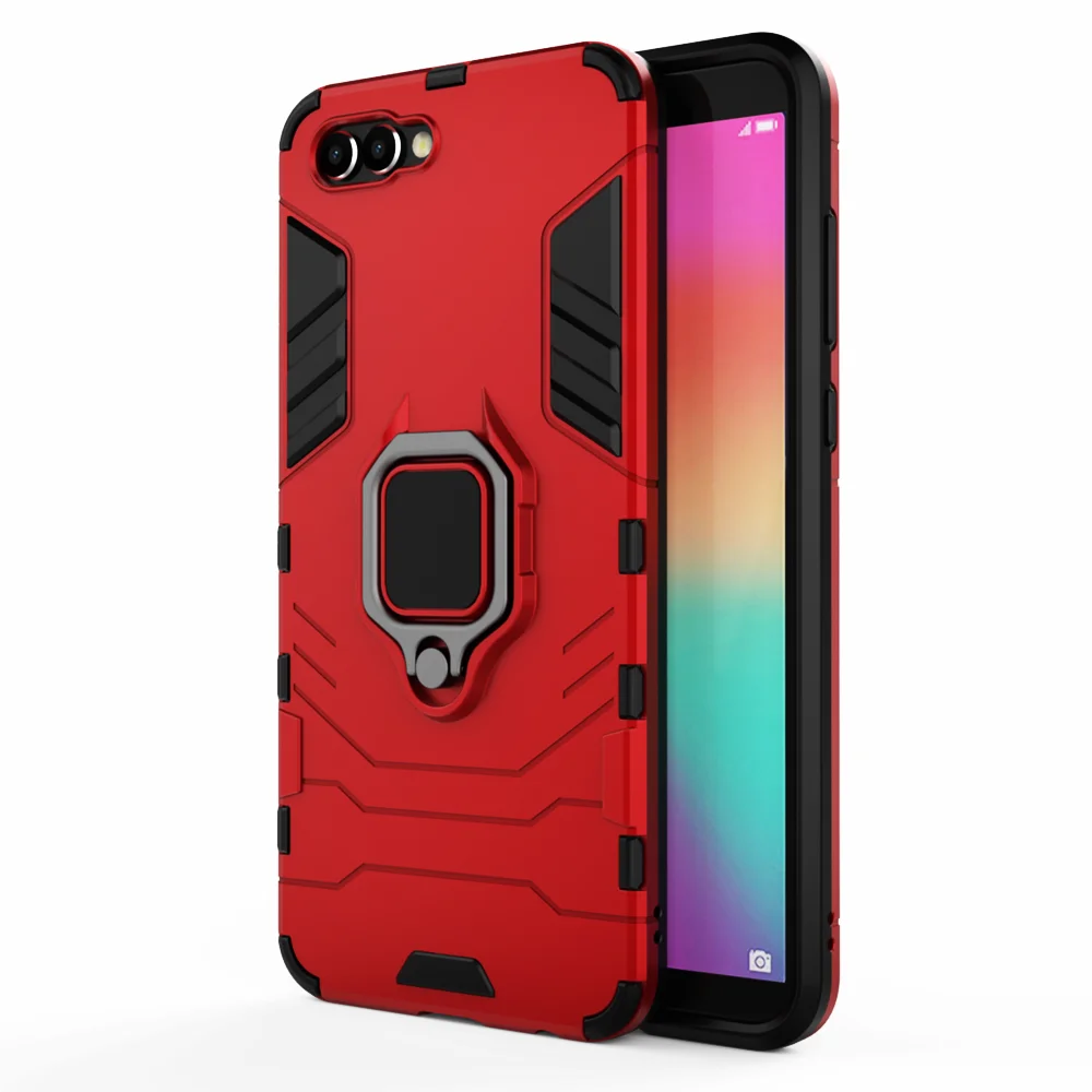 Custodia Per Armatura Per Huawei Honor V10 Visualizza 10 Custodia Supporto Per Anello Supporto Per Huawei Honor 10 Visualizza 10 Honor V10 Etui Coque 