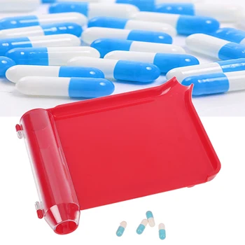 

Red Pills Counting Tray Pills Counter Dispenser Pharmacy Doctor Pharmacists Tool 18.5*13.5cm