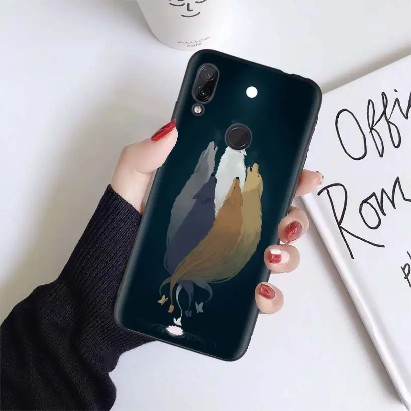 Чехол с волком для Xiao mi Red mi Note 7 8 K20 7S 7A 6 6A Pro S2 5 mi Play 9T CC9 E A1 A2 Lite F1