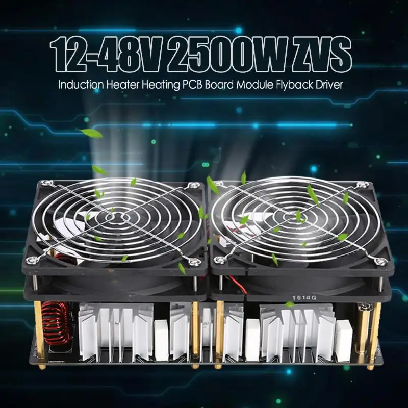 12-48V 2500W ZVS индукционный нагреватель нагревательный Модуль платы блока программного управления Flyback драйвер