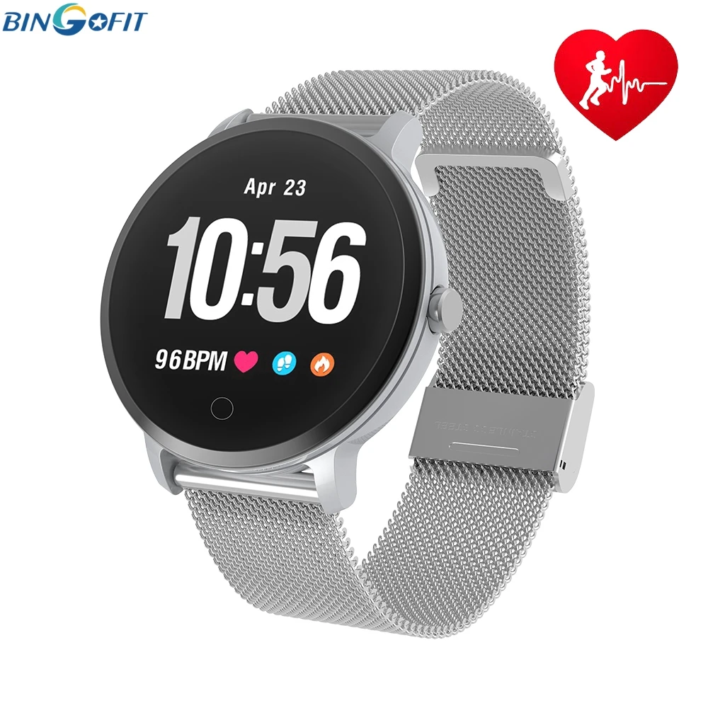 

Gold Smart Bracelet Blood Pressure Heart Rate Monitor Blood Oxygen IP67 Fitness Tracker Smartband Smartwatch Health