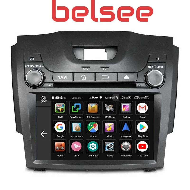 Belsee Android 9,0 автомобильный dvd-радио GPS навигация Мультимедиа для Chevrolet TrailBlazer S-10 S10 Colorado Isuzu D-Max DMAX mumux