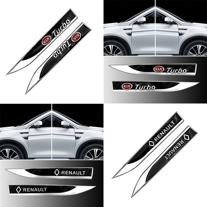 

2pcs Auto Metal Decals for BWMs E90 E60 E46 F10 E39 F30 F20 X5 E70 E92 E87 E30 E91 E53 E36 F31 E34 Audis VWs Benzs Car Stickers
