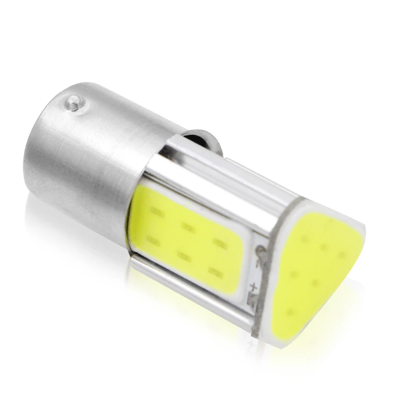 1 шт. P21/5 Вт 1156 BA15S led COB 12 в автоматический стоп-сигнал Трехцветная автомобильная светодиодная лампа заднего хода свет парковки 12 В