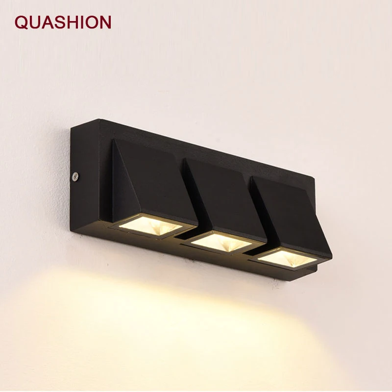 Modern Minimalist Wall Lamp LED Aluminium Sconce IP65 Waterproof Home Stairs Bedroom Bedside Bathroom Wall Light Decor