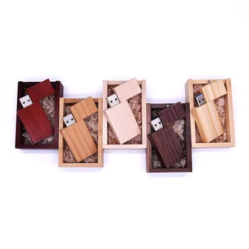 

Wooden Pen Drive + Box Customize LOGO USB Flash Drive 8GB 16GB 32GB 64GB 128GB USB Flash 3.0 Pendrives Memoria USB Disk Wedding