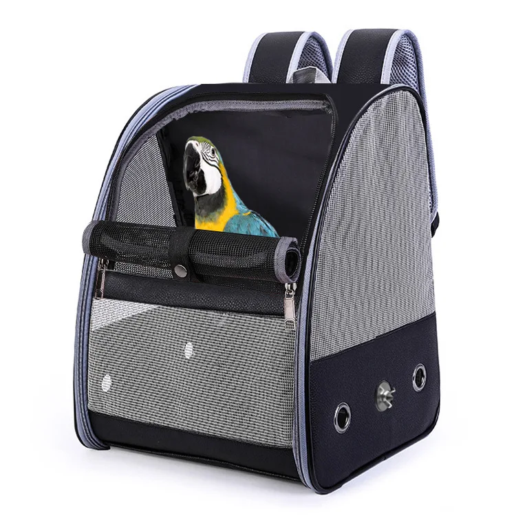 

Pet Backpack Carrier Breathable Comfortable Bag Outdoor Travel Pet Carrier Backpack for for Parrot Cat Dog