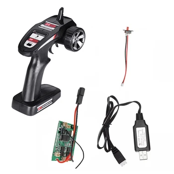 

2.4G Dual Drive Remote Control Circuit Board Set DIY Modification Accessories for RC Tank Truck Upgrade Kit