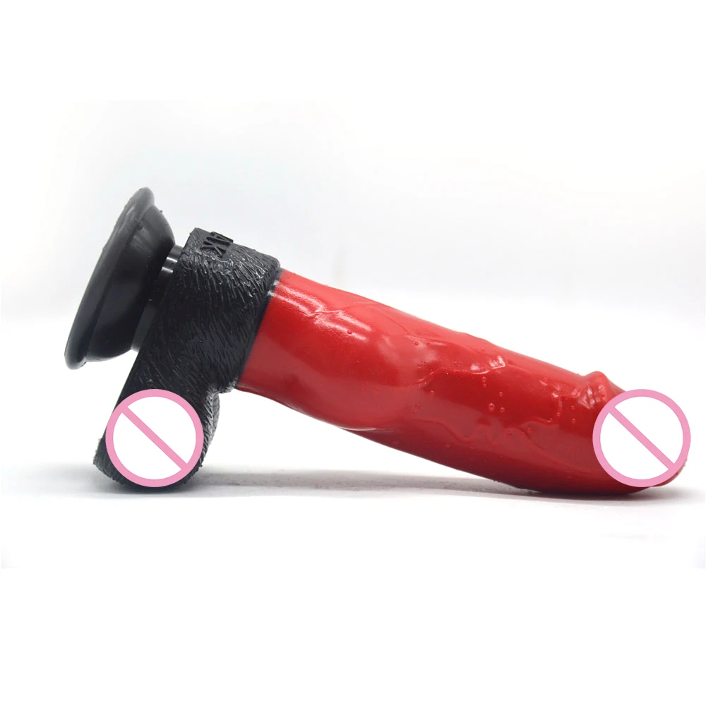 Preise FAAK Hund Realistische Dildo Ausbuchtung 2,55 zoll Super Penis Stimulieren Analplug Weibliche Sexy Spielzeug Mit Saugnapf Kunst Farbe splice