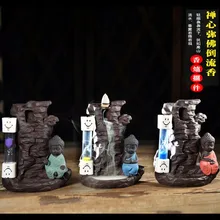 Encens увлажнитель воздуха молодой монах керамическая курильница с обратным потоком утечки песка благовония горелка от производителя