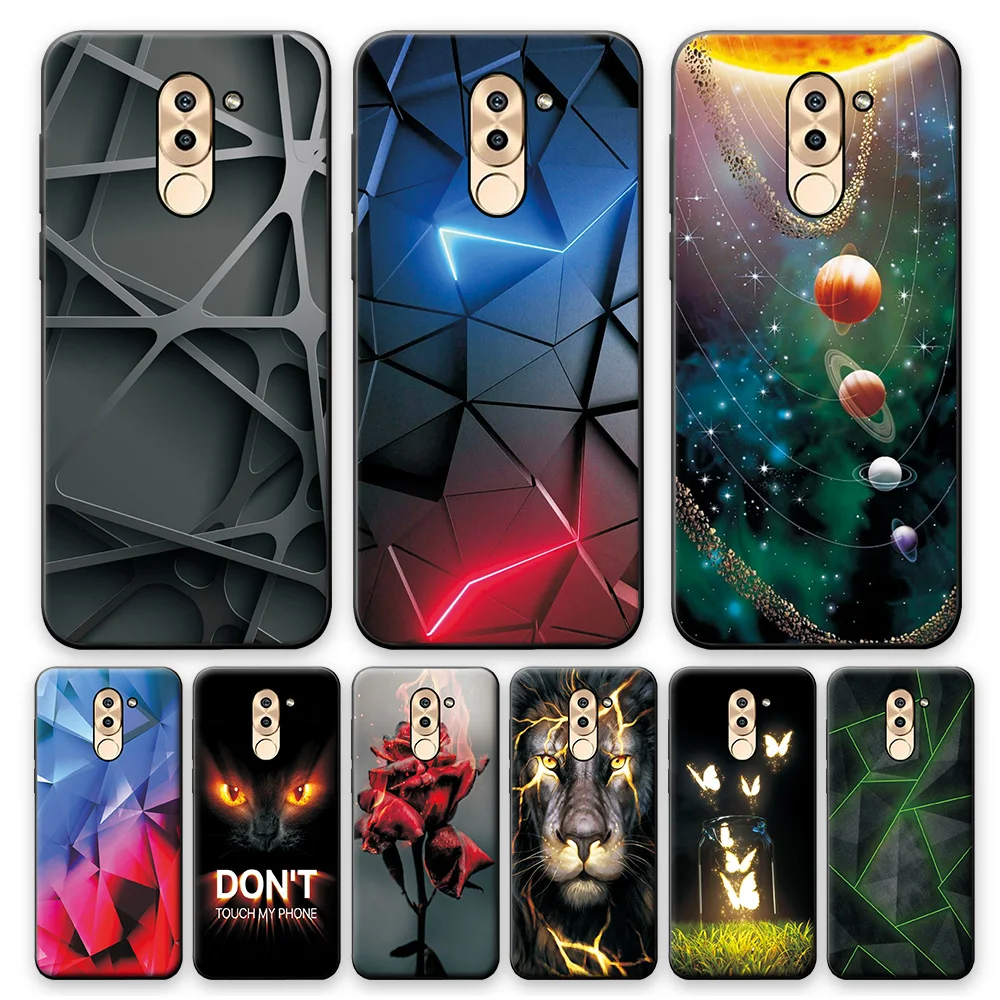 For Huawei Honor 6X Case Cover on 6 X Shockproof Silicone Phone Colorful Cute Bumper | Мобильные телефоны и аксессуары