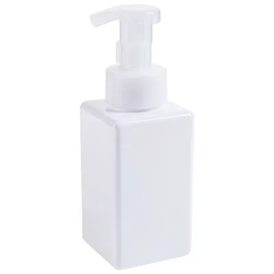 Дорожный диспенсер для шампуня, лосьона, геля для душа, бутылка для мыла, аксессуары, пустой контейнер для суб-бутылки, многоразовая бутылка - Цвет: White 450 ml