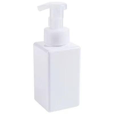 White 450 ml Дорожный диспенсер для шампуня, лосьона, геля для душа, бутылка для мыла, аксессуары, пустой контейнер для суб-бутылки, многоразовая бутылка - Цвет: White 450 ml
