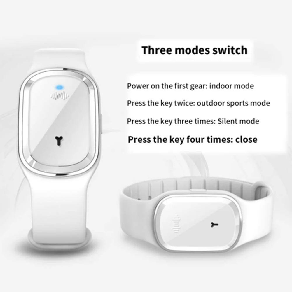 Ultrasonic Natural Mosquito Repellent Bracelet Kids Waterproof Pest Insect Bugs Outdoor Ultrasound Anti Mosquito Insect Bracelet