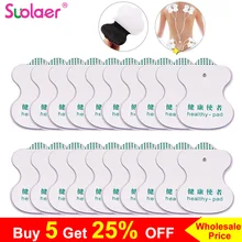 20 шт. EMS электрода колодки для электрических Tens акупунктуры Цифровая терапия машина для похудения Электрический массажер для тела частота патч