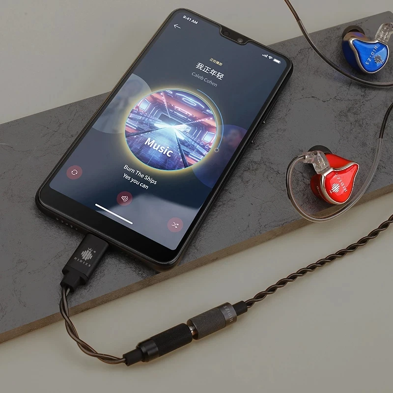 Аудиокабель Hidizs S1 USB DAC Android с разъемом типа C на 3 5 мм Hi Res усилитель для наушников