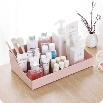

Desktop Sundries Storage Box Makeup Organizer For Cosmetic Makeup Brush Nail Casket Holder Home Office Kitchen Storage Box